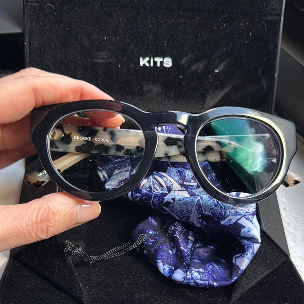 KITS Black and White Sunglasses